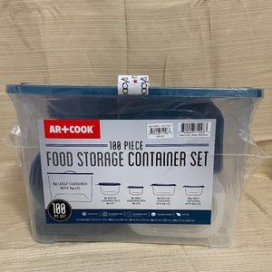 100 Piece Food Storage Container Set